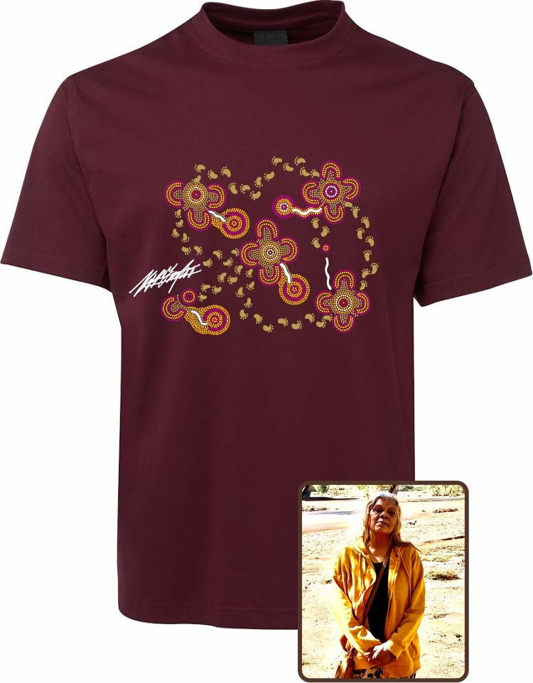 T Shirt ADULT Regular Fit - Karen Taylor, On Walkabout Wine Design