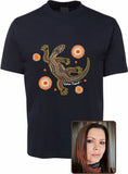 T Shirt ADULT Regular Fit - Kathleen Buzzacott, Sand Goanna Design