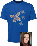 T Shirt ADULT Regular Fit - Kathleen Buzzacott, Butterflies Design