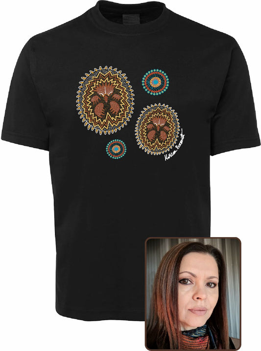 T Shirt ADULT Regular Fit - Kathleen Buzzacott, Echidna Design