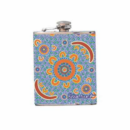 Aboriginal Design Hip Flask 180ml
