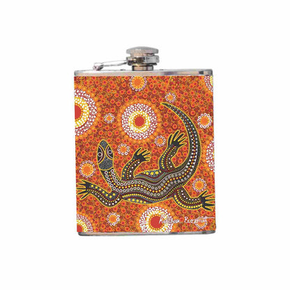 Aboriginal Design Hip Flask 180ml