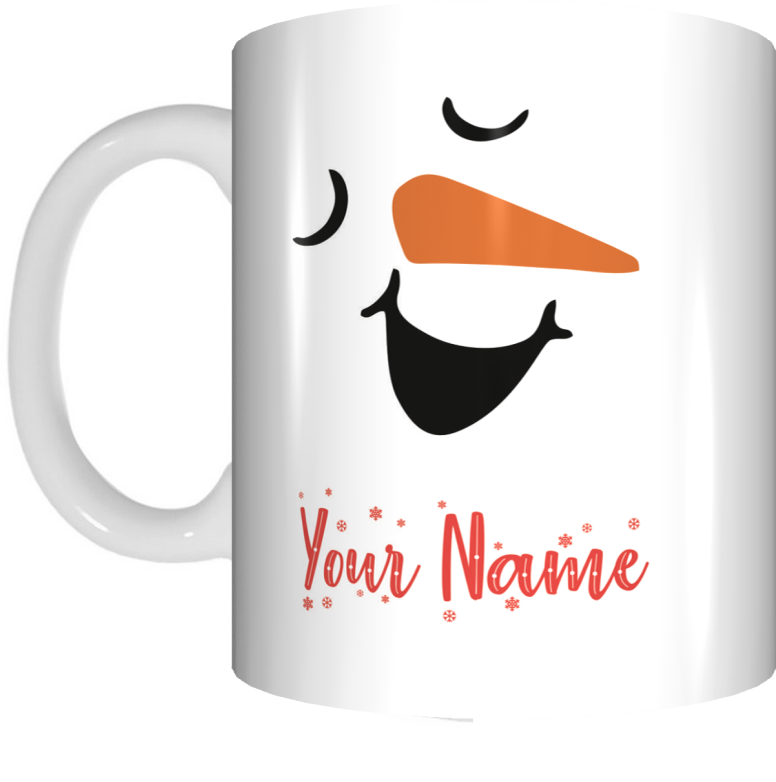 KIDS Christmas Personalised Name Mug XMAS Gift for Children Customised With Own Name - fair-dinkum-gifts