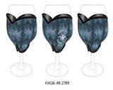 Oorany Arts Aboriginal Wine Glass Holder Cooler Single - fair-dinkum-gifts