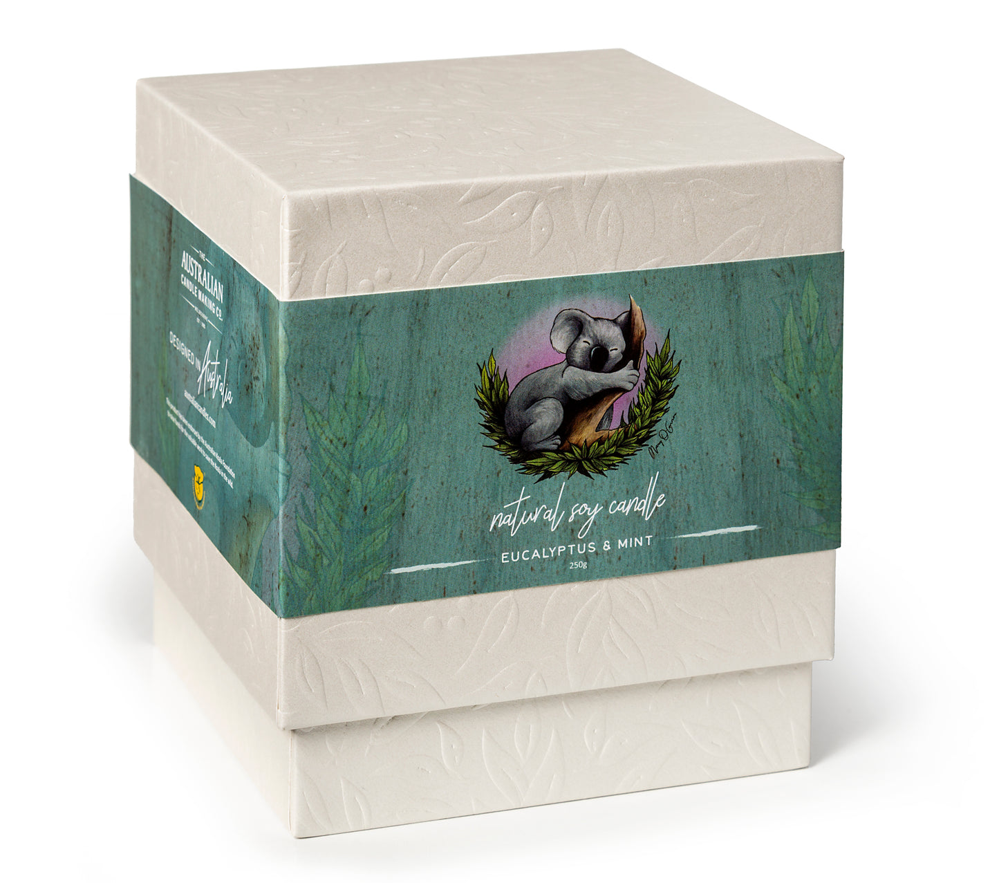 KOALA FOUNDATION EUCALYPTUS SCENTED CANDLE NO TREE NO ME - fair-dinkum-gifts