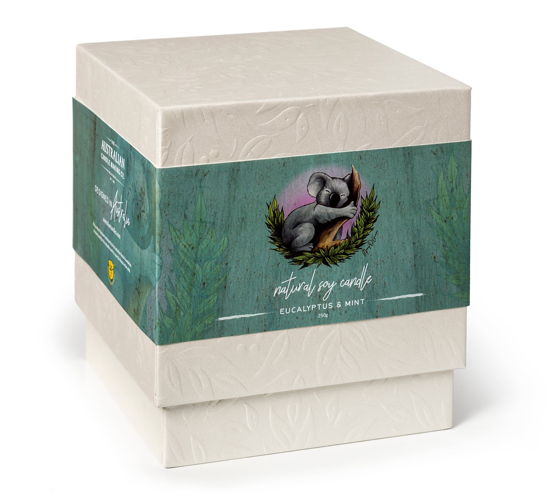 KOALA FOUNDATION EUCALYPTUS SCENTED CANDLE NO TREE NO ME - fair-dinkum-gifts