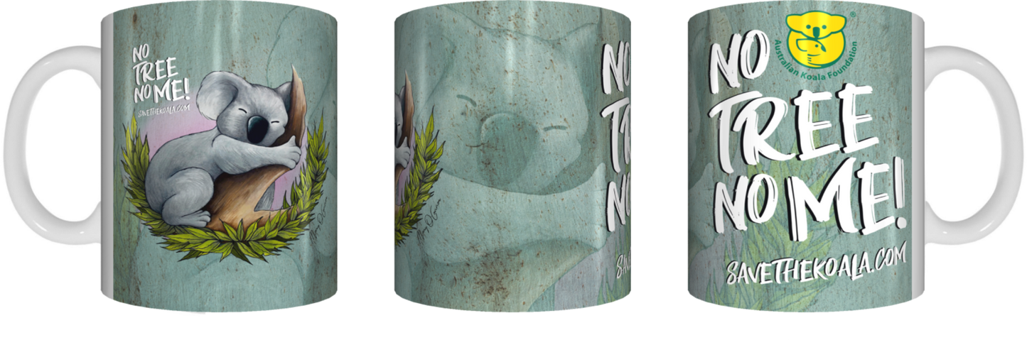 KOALA FOUNDATION COFFEE MUG NO TREE NO ME - fair-dinkum-gifts