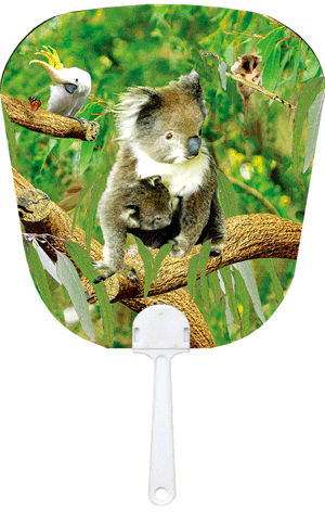3D Fan Aussie Animals Australian Themes Souvenir Fans - fair-dinkum-gifts