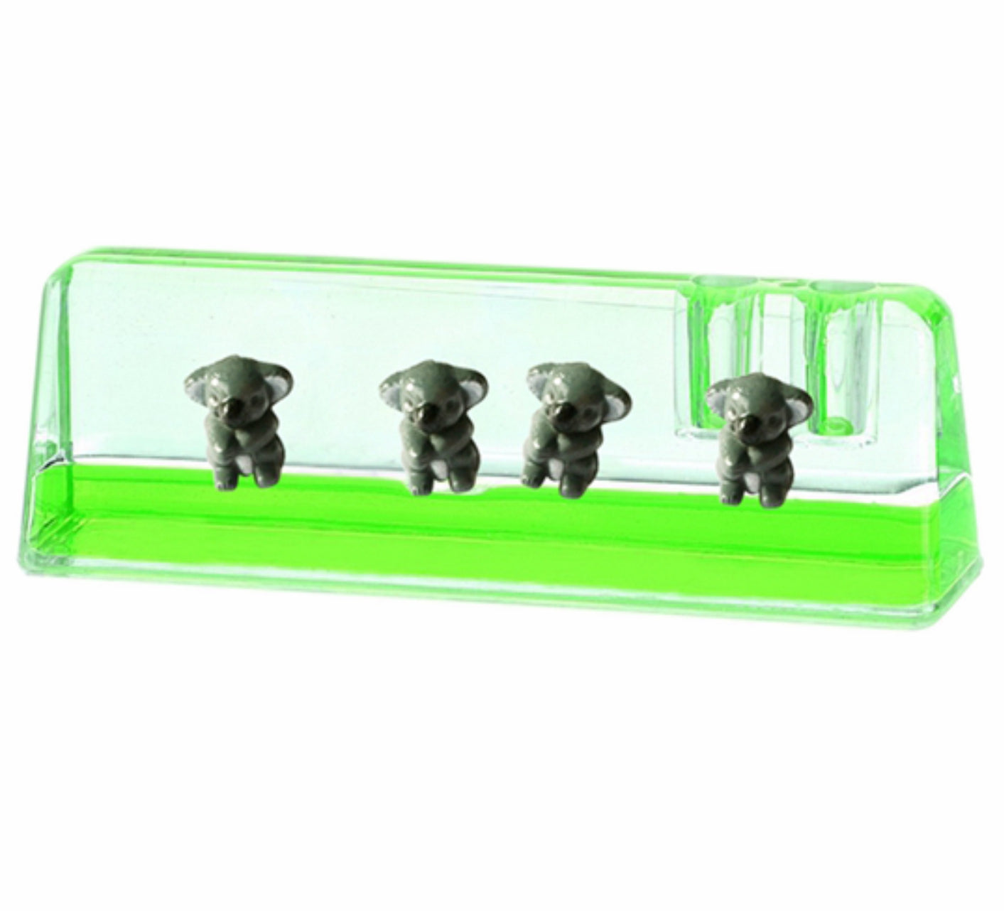 Oily Pen Holders Office Desk Accessories Aussie Gifts Souvenirs Coloured Liquid with Floaters - fair-dinkum-gifts