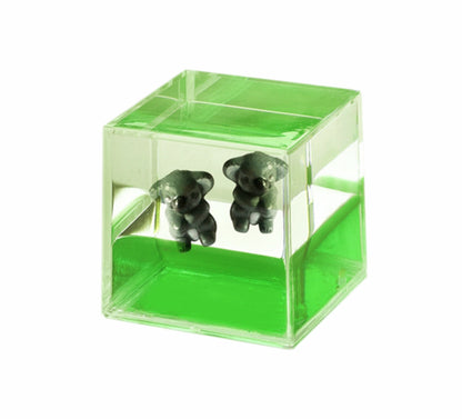 Oily Water Cubes Aussie Gifts Souvenirs Paperweights Coloured Liquid with Floaters - fair-dinkum-gifts