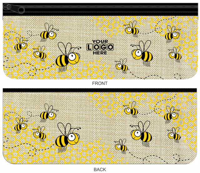 Large Neoprene Pencil Case Stationery or Make Up Bag Australian Travel Case Aussie Design - fair-dinkum-gifts