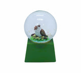 Waterball Glass Square Base 45mm Glitter Globe Aussie Gifts Souvenirs Australian Animals - fair-dinkum-gifts