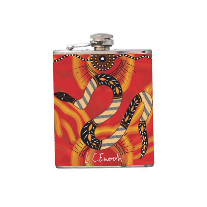Aboriginal Design Hip Flask 180ml