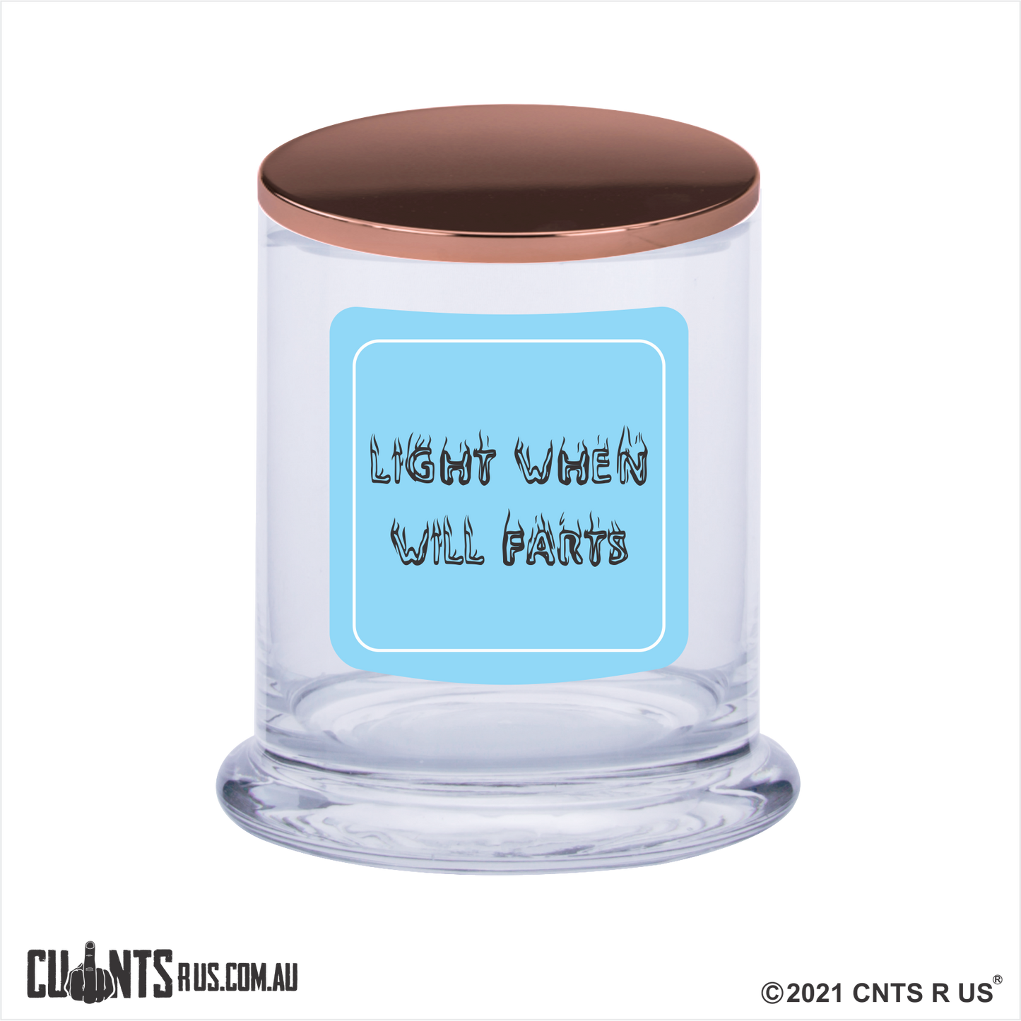 Light When "Will" Farts Personalised Scented Candle