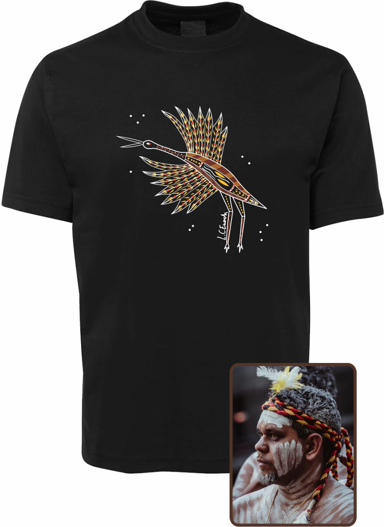 T Shirt ADULT Regular Fit - Louis Enoch, Brolga Design