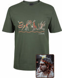 T Shirt ADULT Regular Fit - Louis Enoch, Meeting Place (Fire) Design