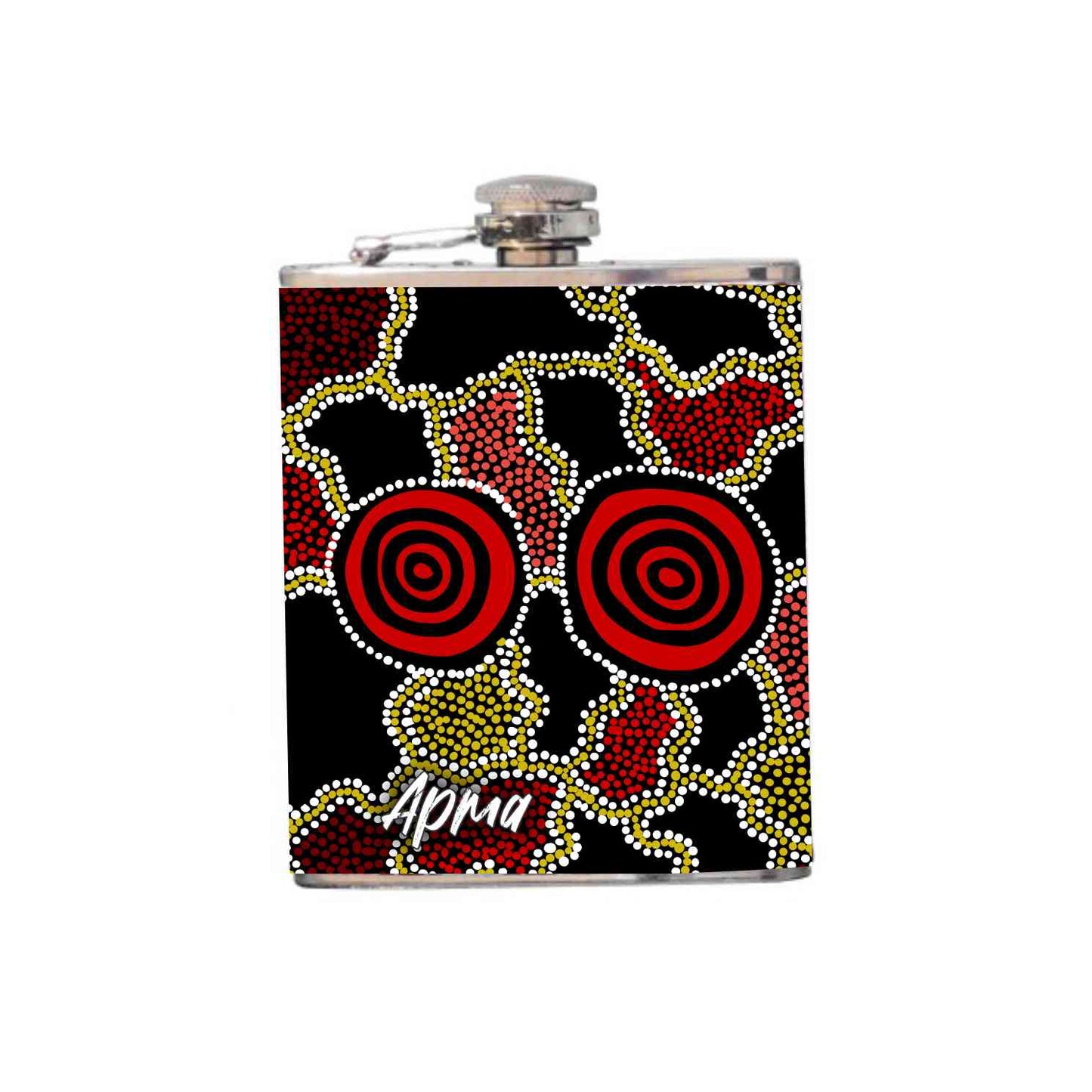 Aboriginal Design Hip Flask 180ml