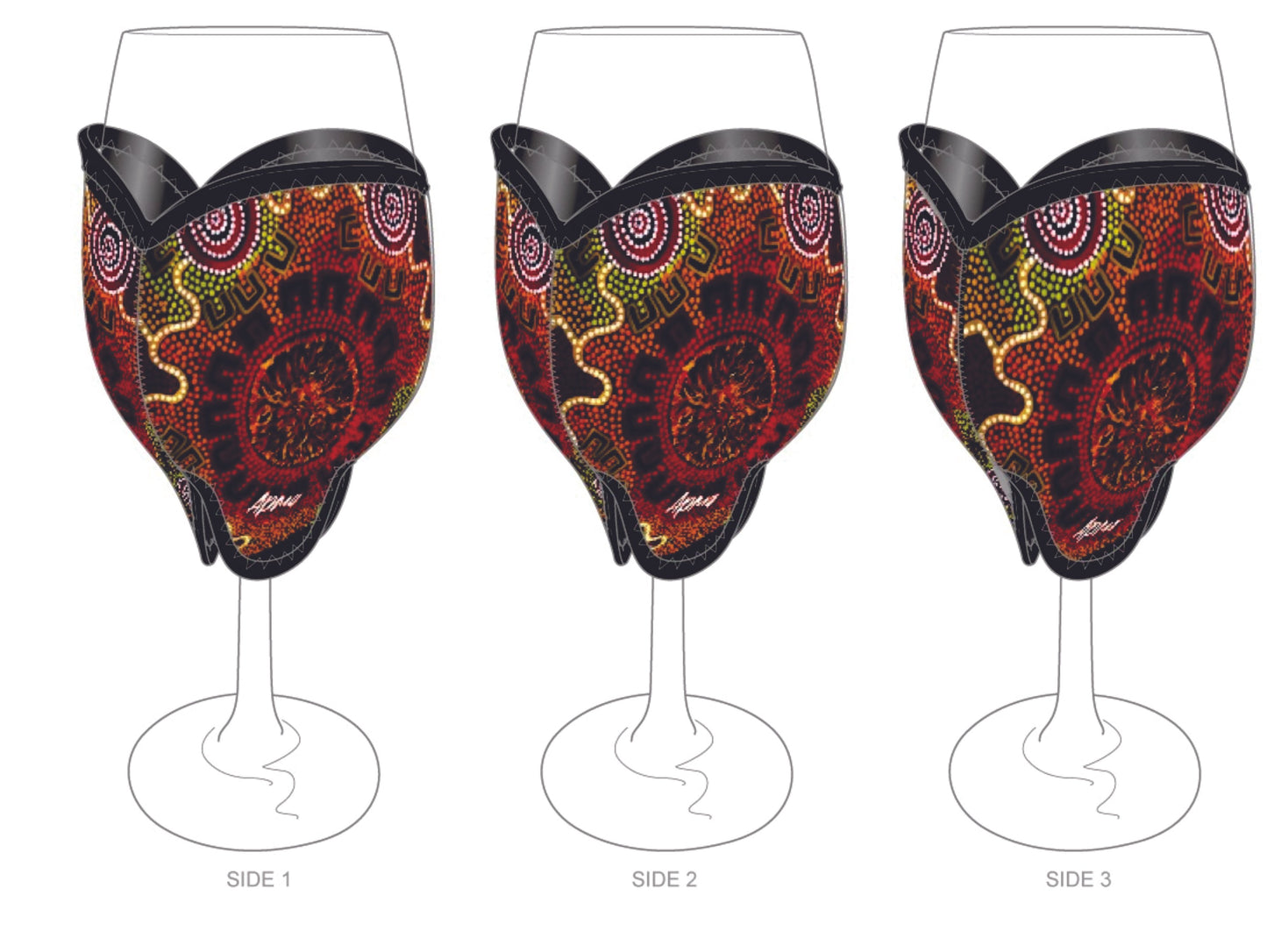 Wine Glass Coolers by Merryn Apma Daley