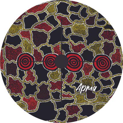 Wine Glass Base Covers by Merryn Apma Daley