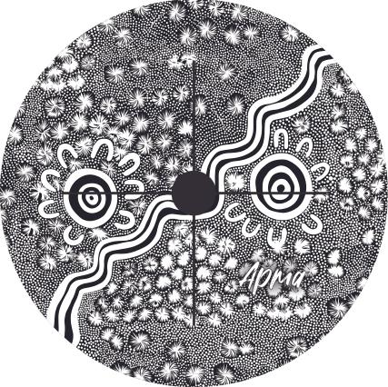 Wine Glass Base Covers by Merryn Apma Daley