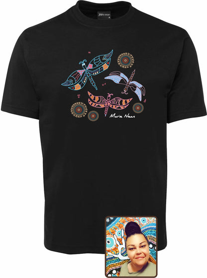 T Shirt ADULT Regular Fit - Marie Nean, Monya Bunguns (Beautiful Wings) Design