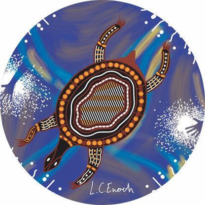 Aboriginal Ceramic Coasters - Set of 4
