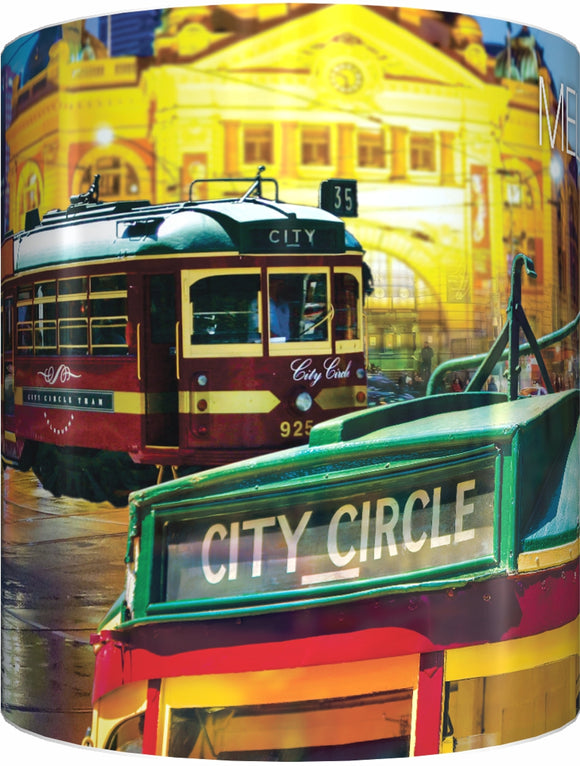 MELBOURNE FLINDERS STREET CITY CIRCLE Mug Cup 300ml Gift Aussie Australia Station Trains Trams - fair-dinkum-gifts