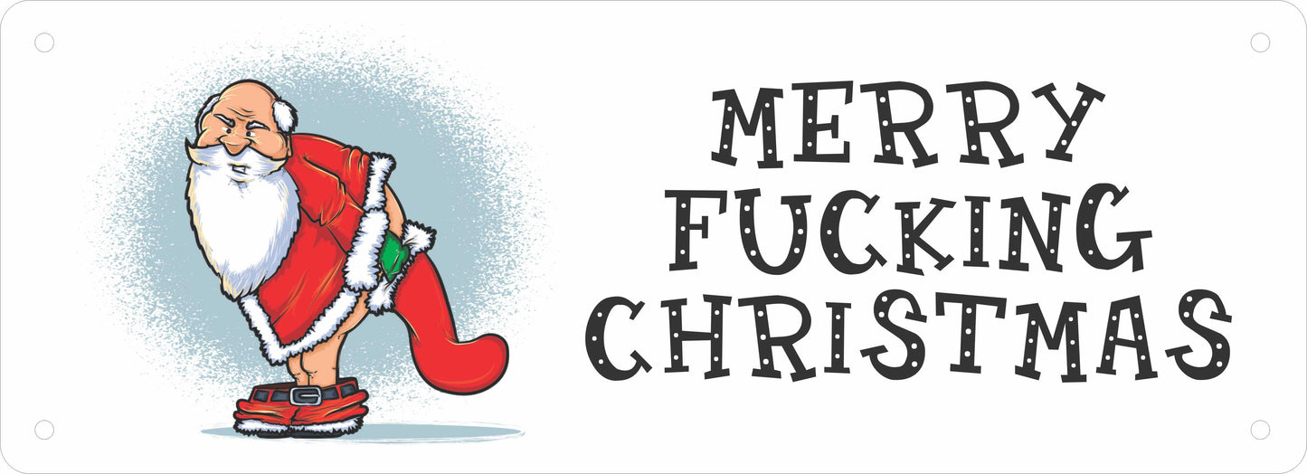 Number Plate - Merry Fucking Christmas