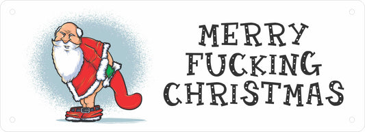 Number Plate - Merry Fucking Christmas