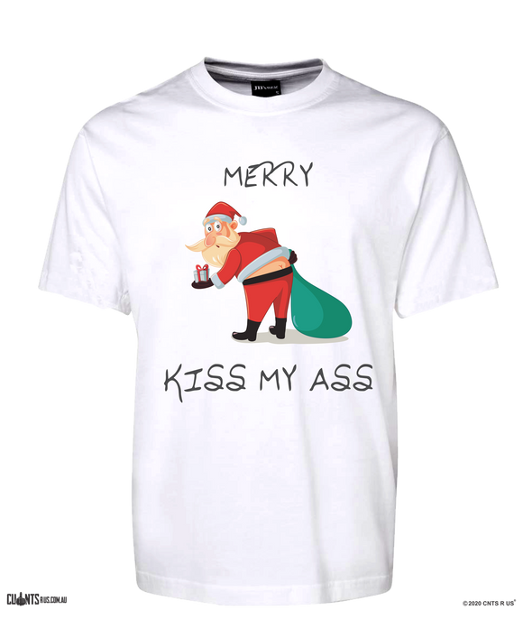 Merry KissMyAss T-Shirt CRU01-1HT-24033 - fair-dinkum-gifts