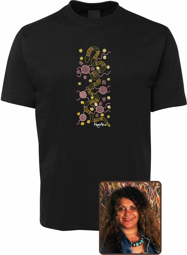 T Shirt ADULT Regular Fit - Merryn Apma, Snake Design