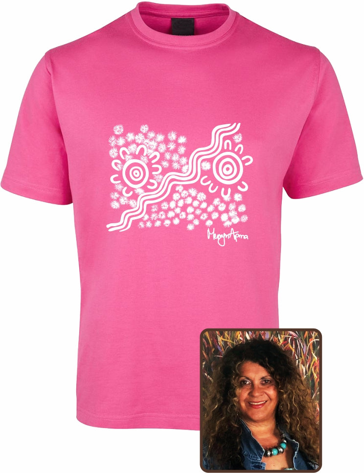 T Shirt ADULT Regular Fit - Merryn Apma, Women Amongst the Spinifex Design
