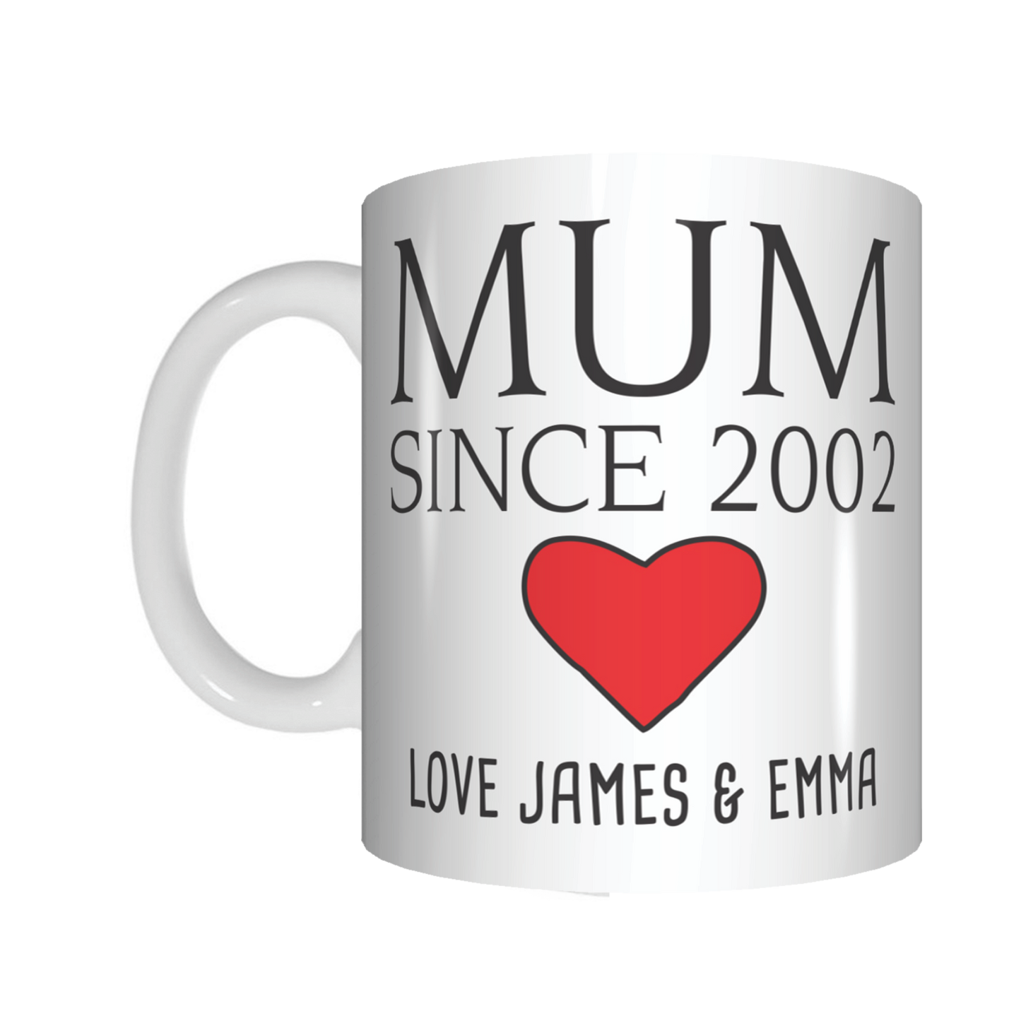 Mum Since 2002 Personalised Mug Gift For Mother's Day - fair-dinkum-gifts