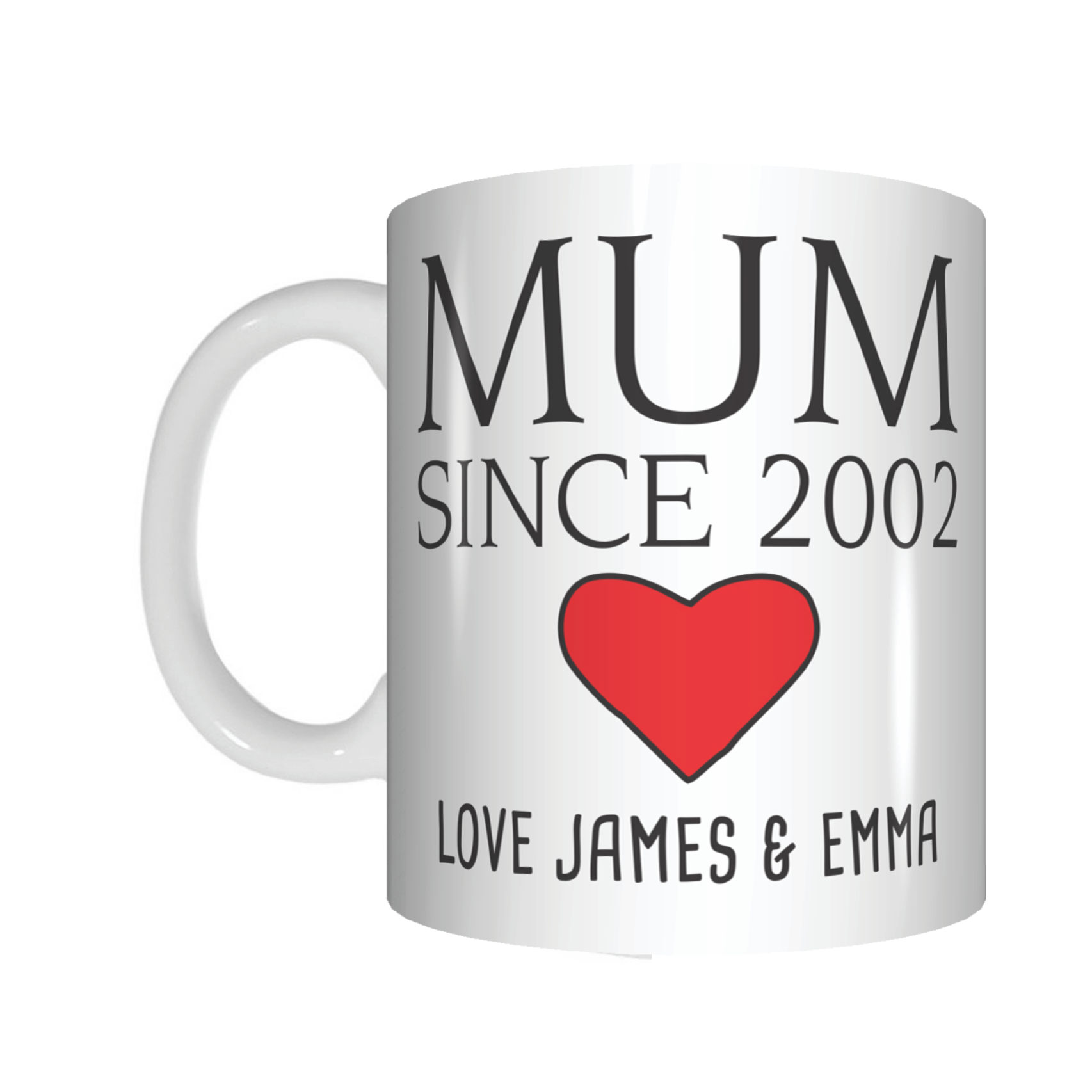 Mum Since 2002 Personalised Mug Gift For Mother's Day - fair-dinkum-gifts