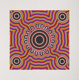 Bulurru Aboriginal Art Canvas Print Unstretched - My Land My Connection By Tanita Paige