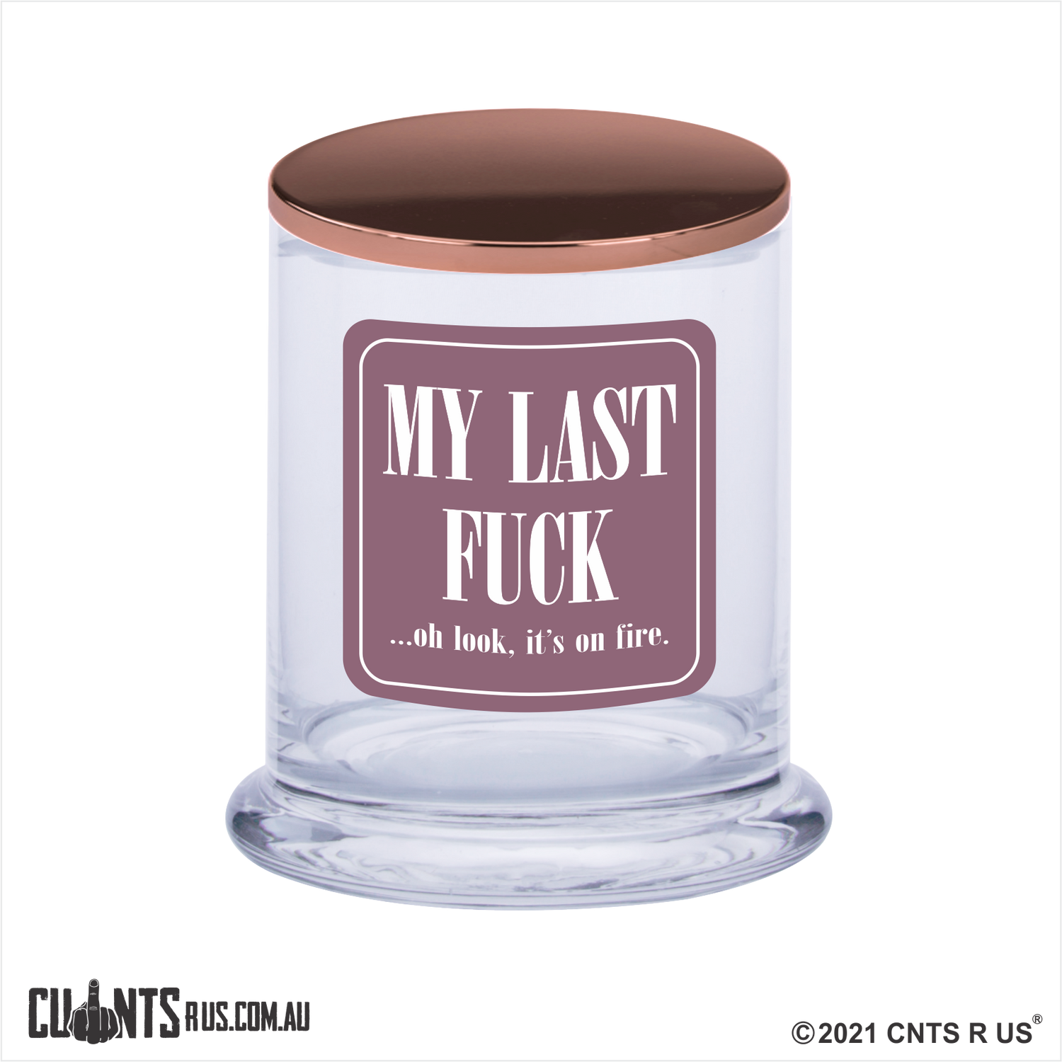 My Last F*ck Scented Candle Rude - fair-dinkum-gifts