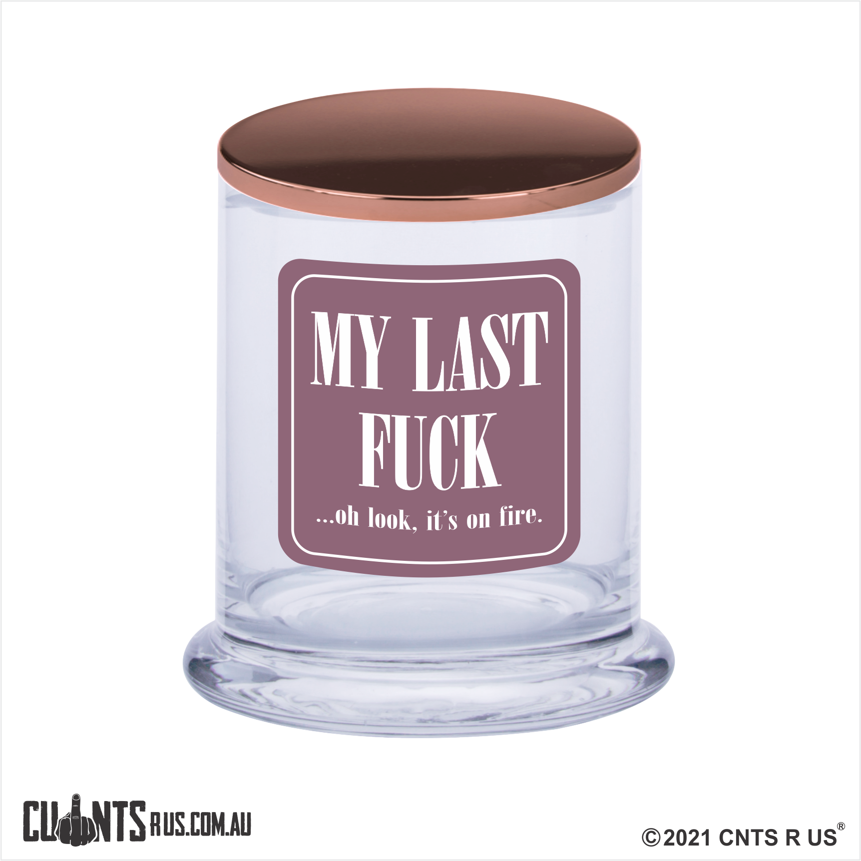 My Last F*ck Scented Candle Rude - fair-dinkum-gifts