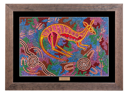 Bulurru Aboriginal Art Canvas Print Unstretched - Marloo Dreaming By Daniel Goodwin Tjinta Tjinta