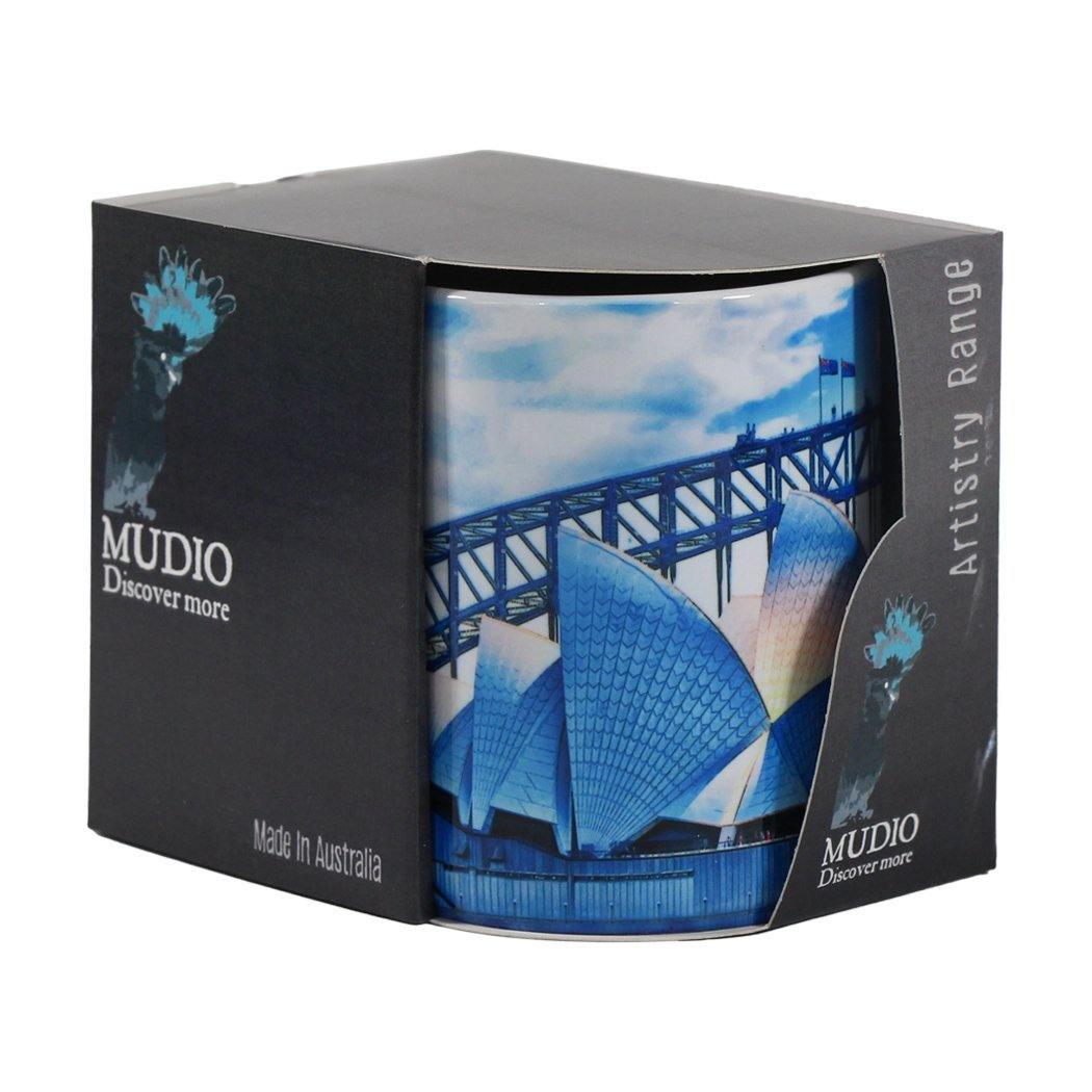 Mudio Artistry Range Mug - Harbour Bridge Blue - Red Earth Market