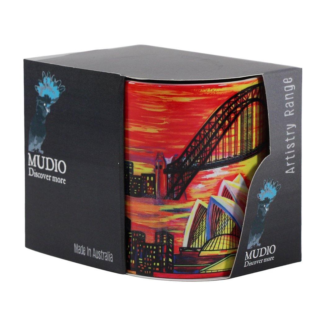 Mudio Artistry Range Mug - Harbour Bridge Red - Red Earth Market