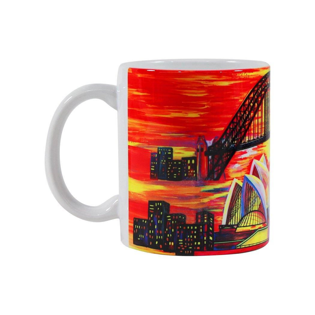 Mudio Artistry Range Mug - Harbour Bridge Red - Red Earth Market