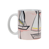 Ceramic Mug Sailing Boats - Red Earth Market