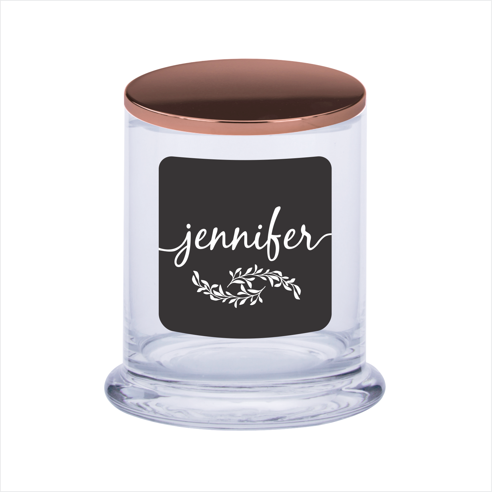 Personalised Scented Candle Gift Black Label With Laser Engraved Lid - fair-dinkum-gifts