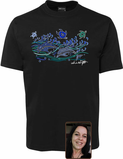 T Shirt ADULT Regular Fit - Nina Wright, Ocean Dreams Design