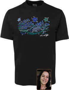 T Shirt ADULT Regular Fit - Nina Wright, Ocean Dreams Design