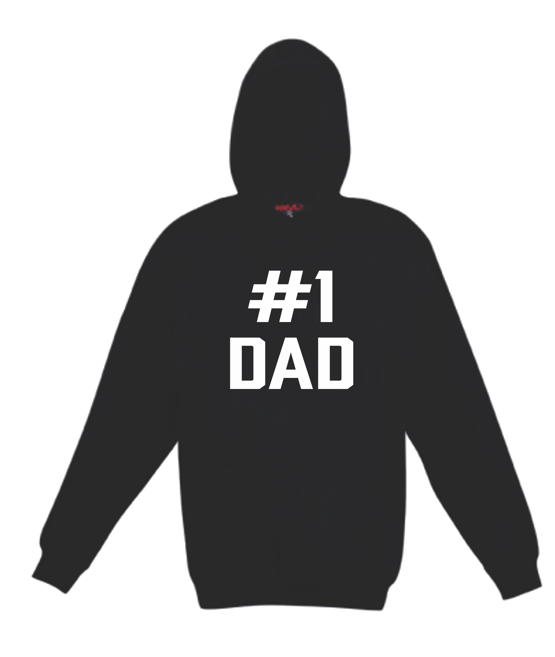 #1 Dad Number One Dad Black Hoodie Jumper Father's Day Gift FDG01-TP212H-40000 - fair-dinkum-gifts