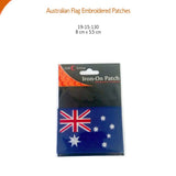 Australian Flag Embroidered Iron-On Patch