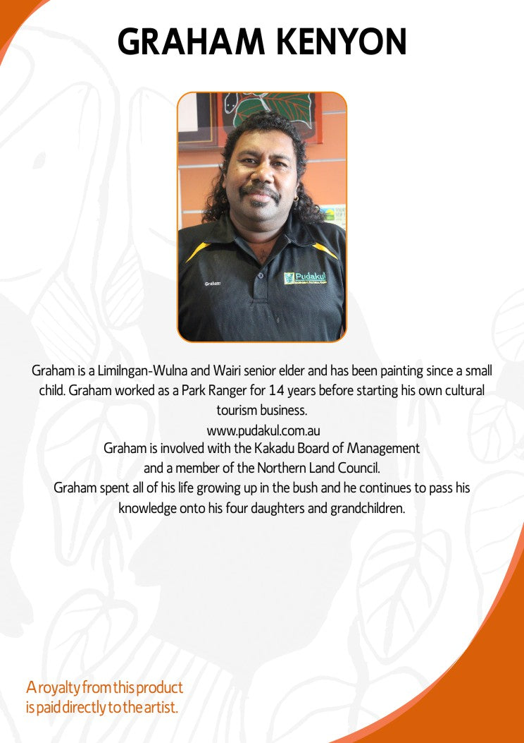 Graham Kenyon Aboriginal Art Stubby Holders Australia Aussie 3 Colours To Choose From - fair-dinkum-gifts