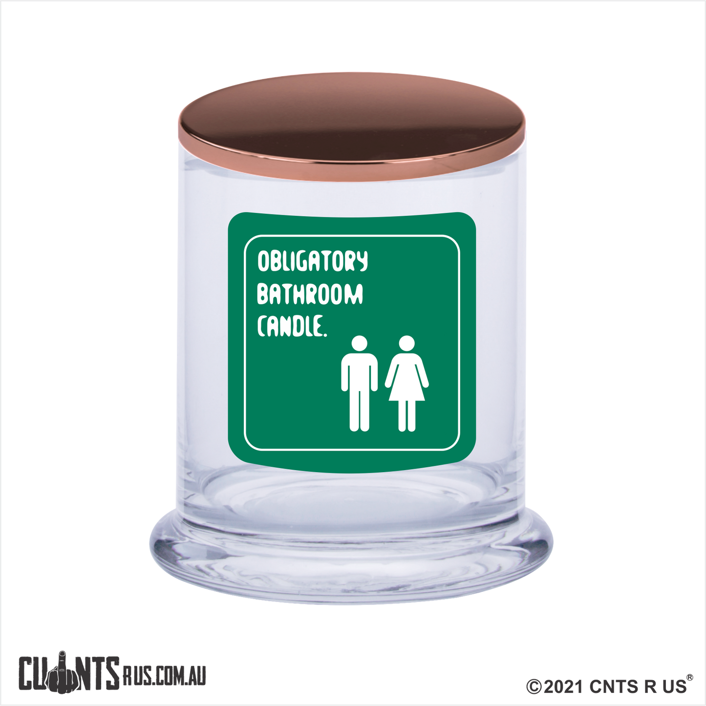 Obligatory Bathroom Candle Scented Candle