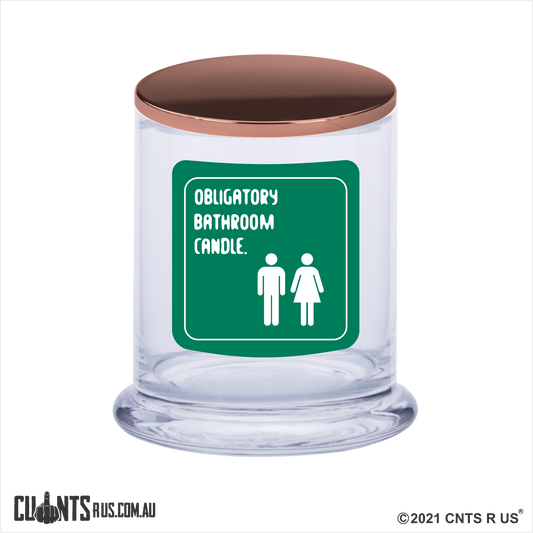 Obligatory Bathroom Candle Scented Candle